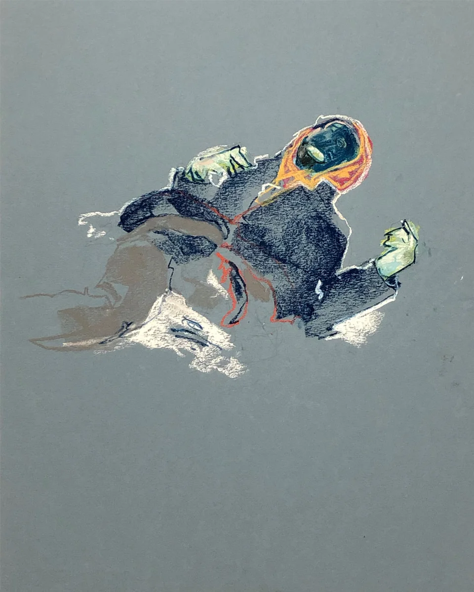 big-foot-at-wounded-knee_pastel_joseph-bergen